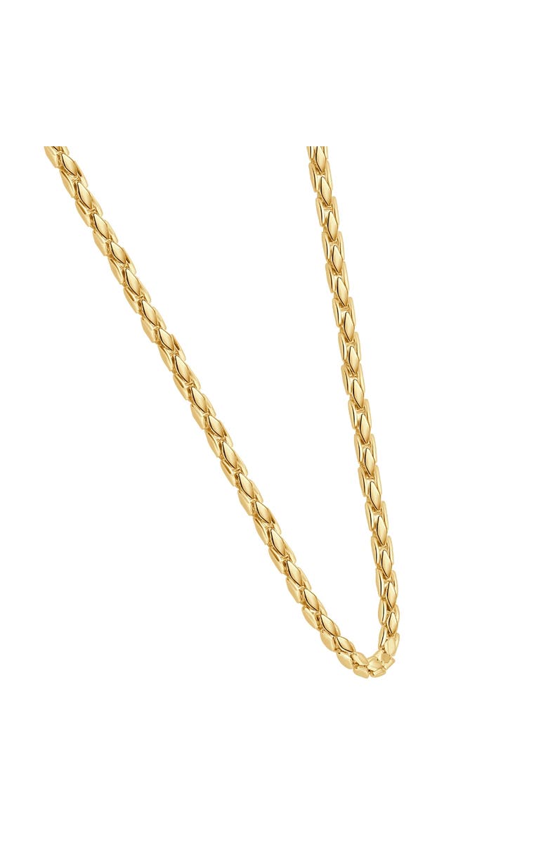 Bliss Diamond 14k Gold Women's 24" Chain Necklace 26 Grams 4.5mm Thick, Alternate, color, 14K Yellow Gold