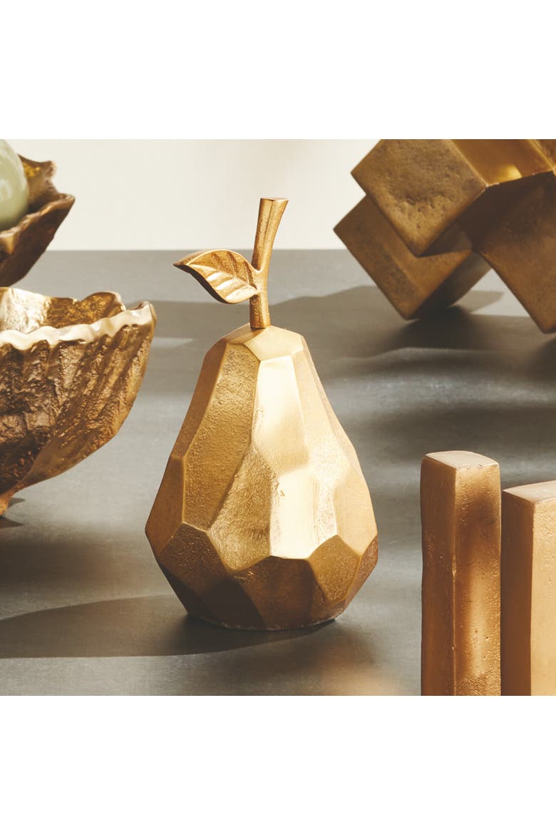 Piorra Sculpture Decorative Object, Alternate, color, Gold