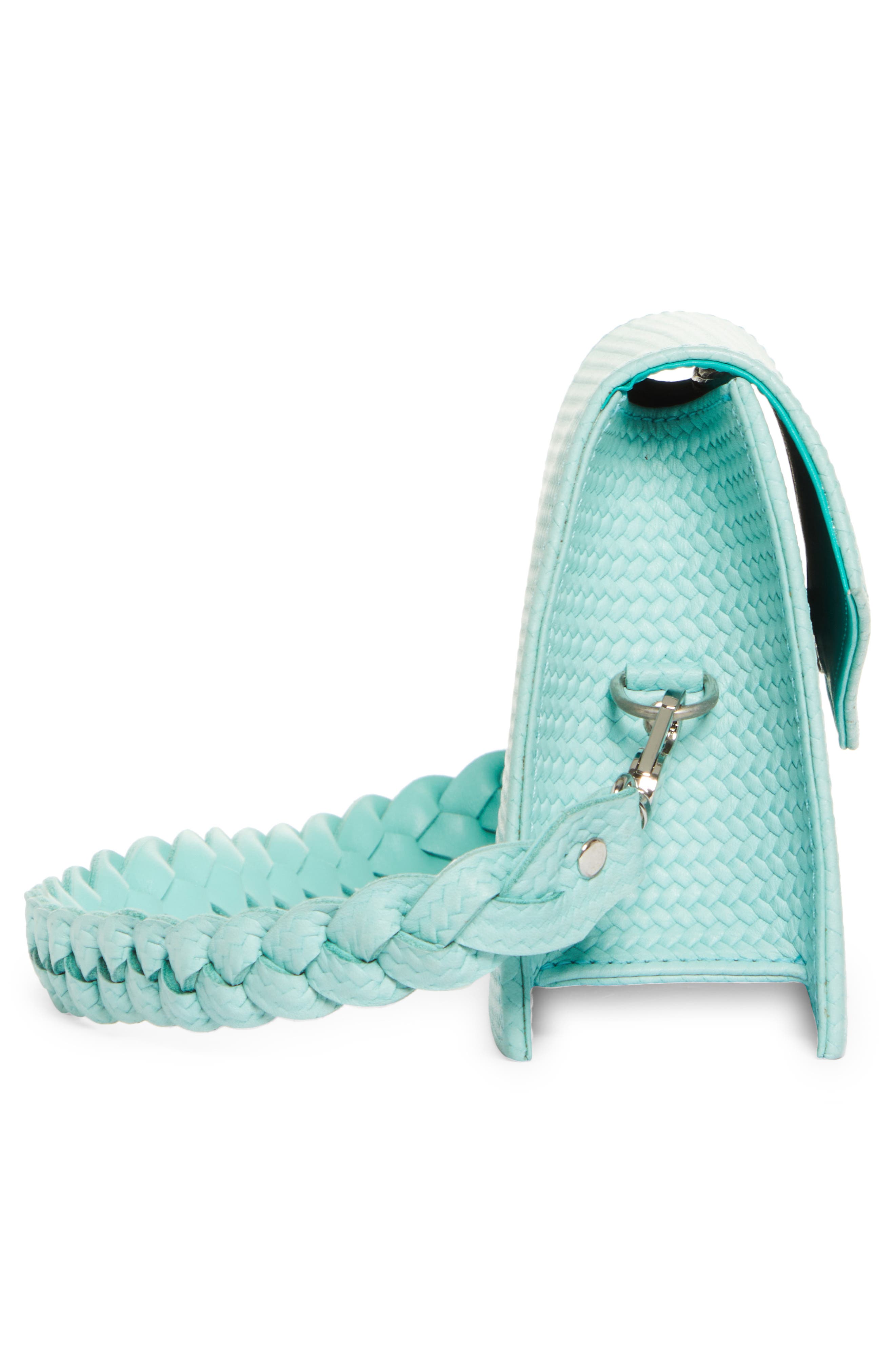 Anima Iris Zaya Woven Leather Shoulder Bag, Alternate, color, 