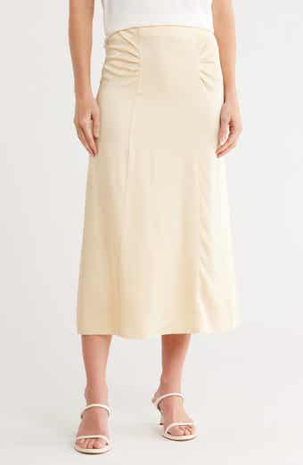 BOSS Vaniki Satin Midi Skirt