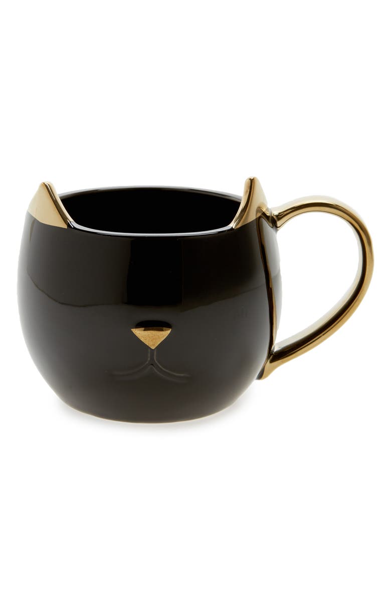 PINKY UP Chloe Cat Ceramic Mug, Main, color,