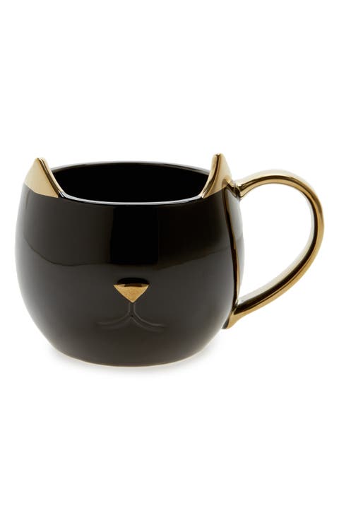 Pinky Up Chloe Cat Ceramic Mug