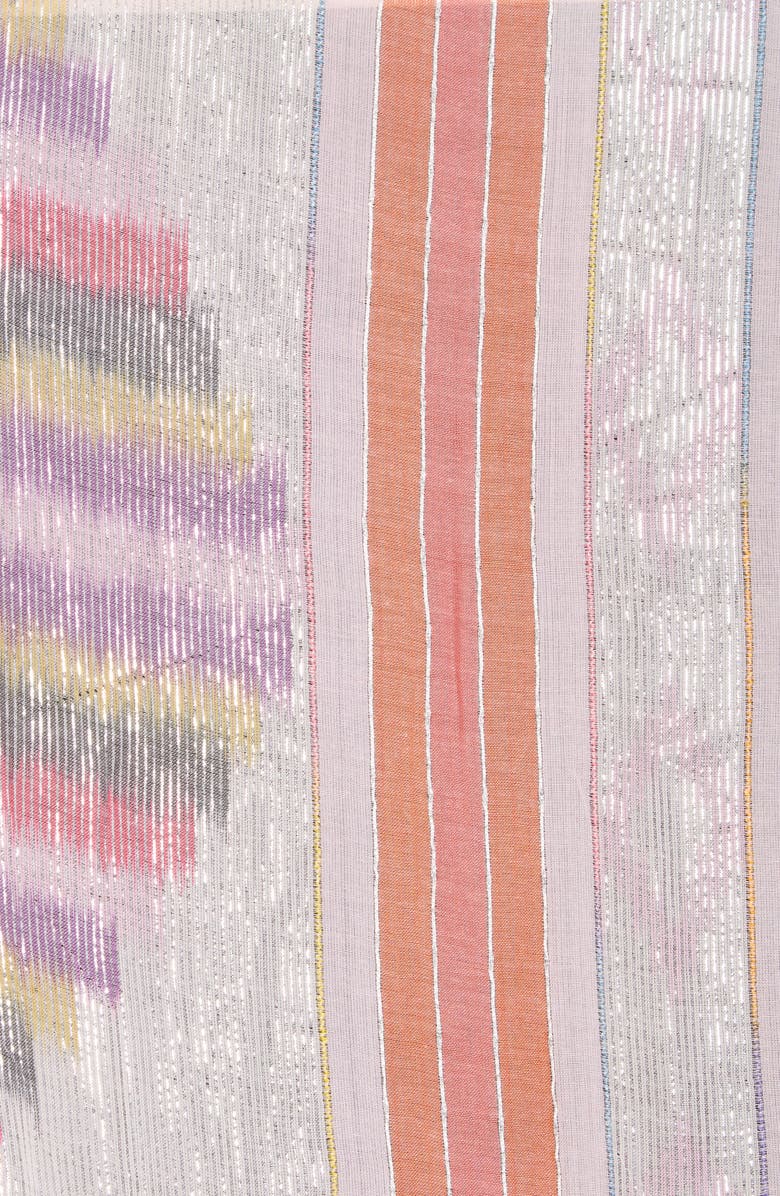 Vismaya Geometric Woven Scarf, Alternate, color, 