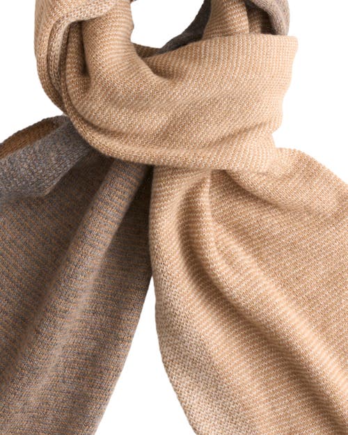 Monticelli Cashmere Cashmere Merino Ultra-soft Marled Knit Scarf