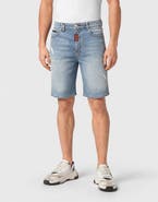 PHILIPP PLEIN Denim Formentera Shorts Basic Men