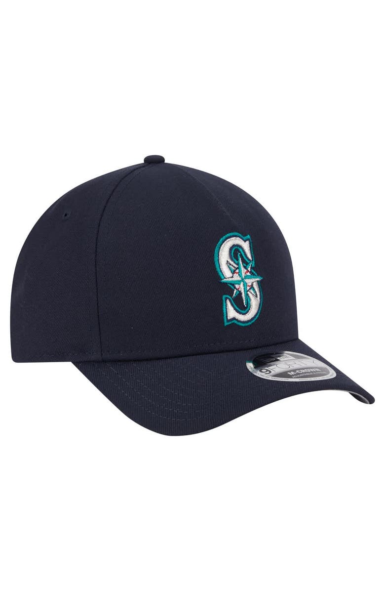 New Era Men's New Era  Navy Seattle Mariners 9FORTY M-Crown Adjustable Hat, Alternate, color, 