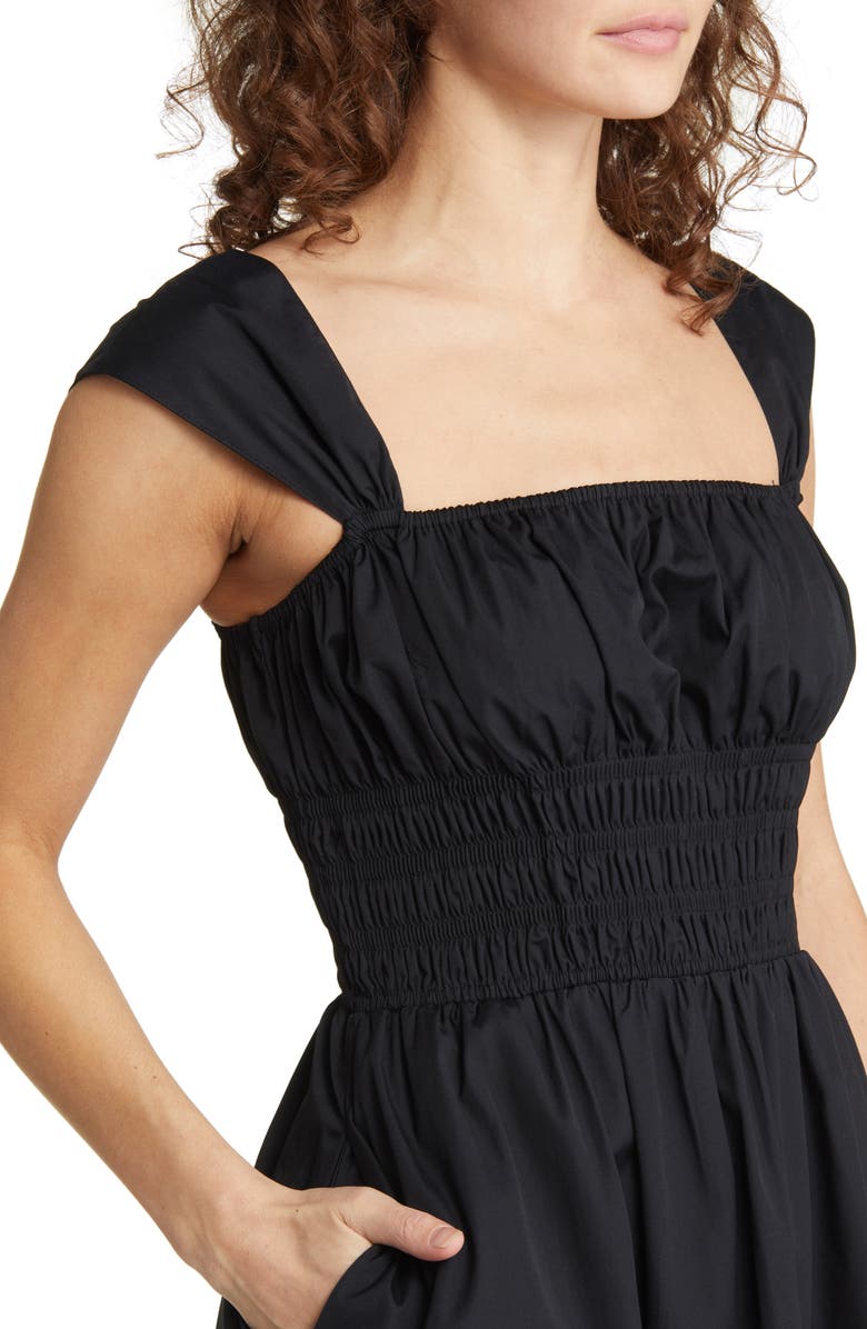 Chelsea28 Smocked Waist Midi Dress, Alternate, color, 