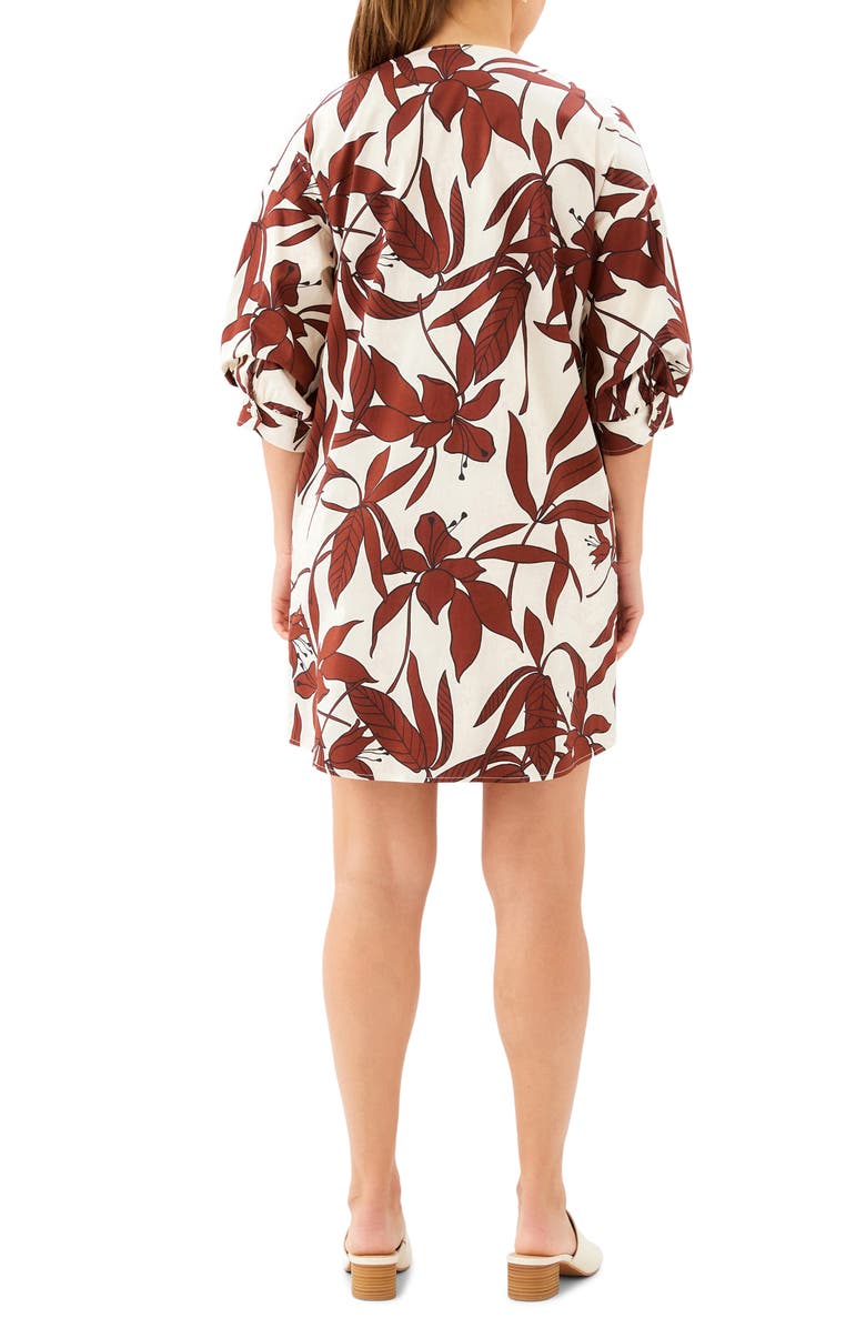Karen Kane Lantern Sleeve Dress, Alternate, color, Print