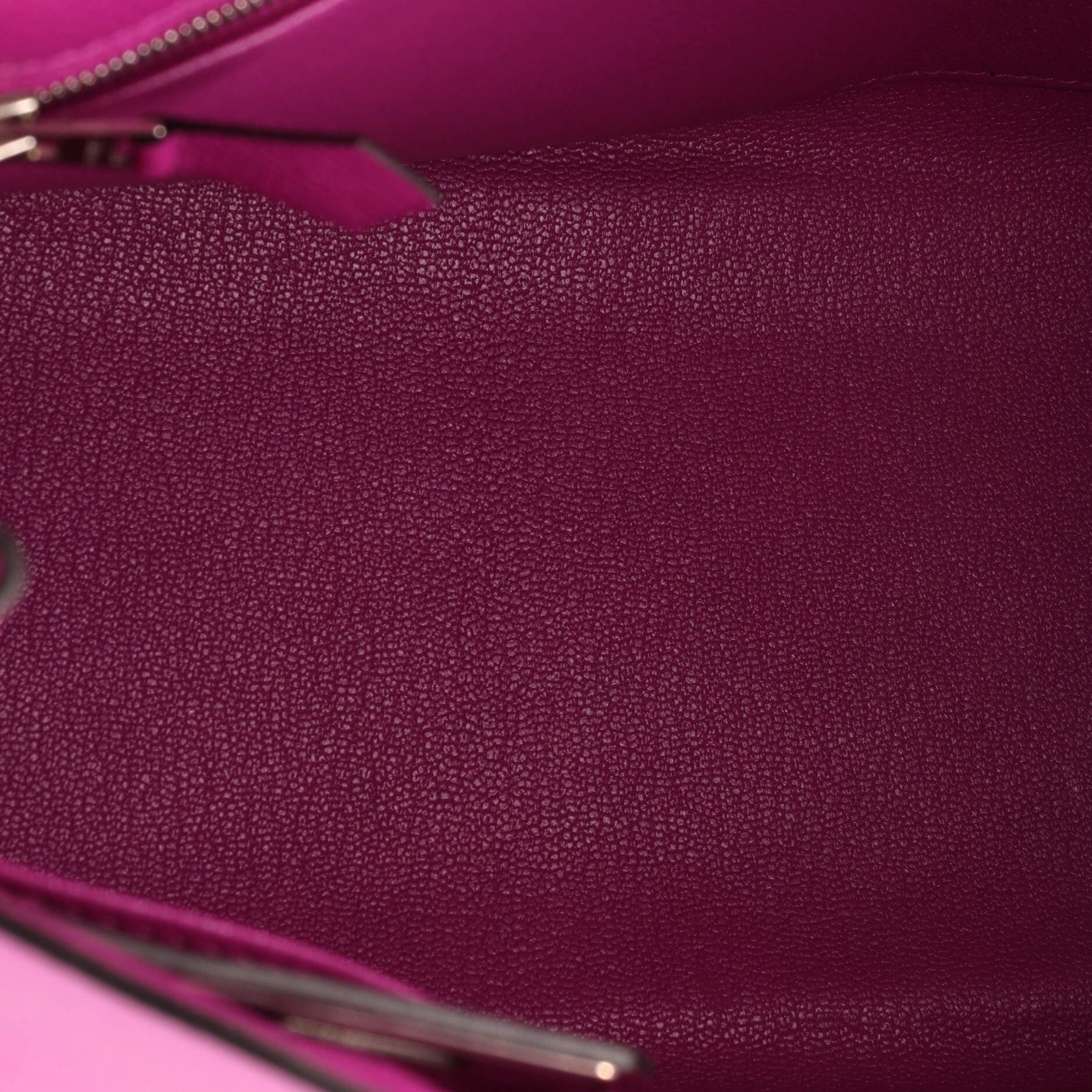 Pre-Owned Hermes Kelly Handbag Pink Epsom with Palladium Hardware 28, Alternate, color, Rose Pourpre