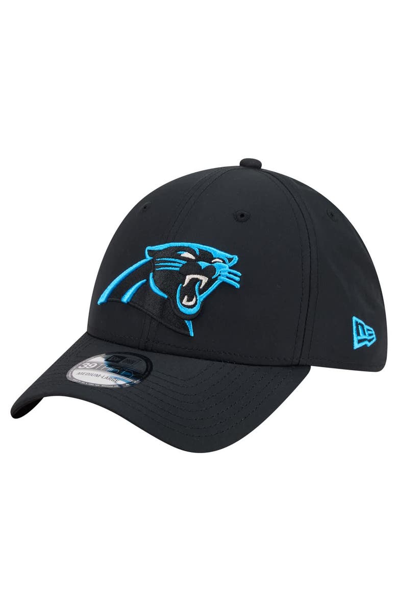 New Era Men's New Era Black Carolina Panthers Core Team 39THIRTY Flex Hat, Main, color, Black