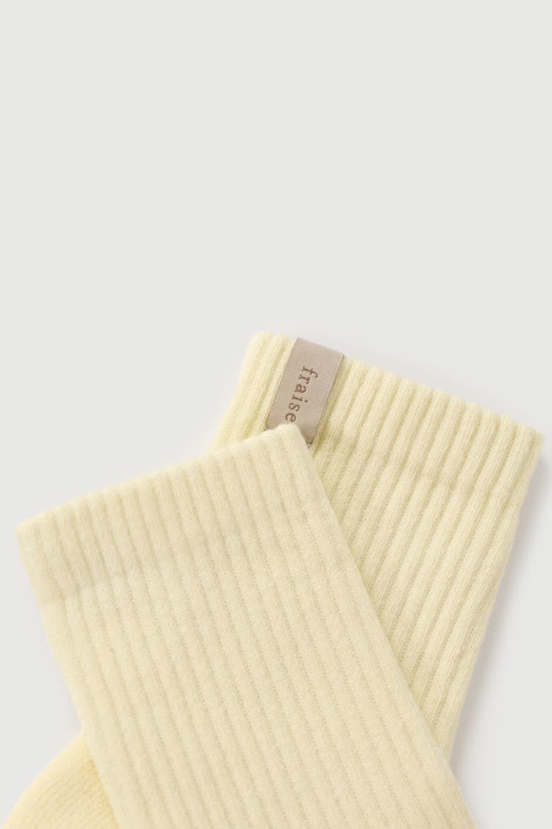 Butter Classic Crew Grip Socks, Alternate, color, Butter