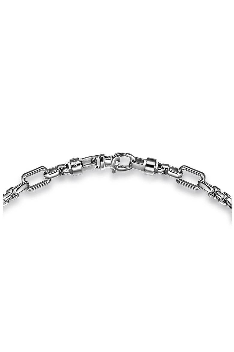 Men's Contemporary Sterling Silver Chain Necklace, Alternate, color, STERLING SILVER