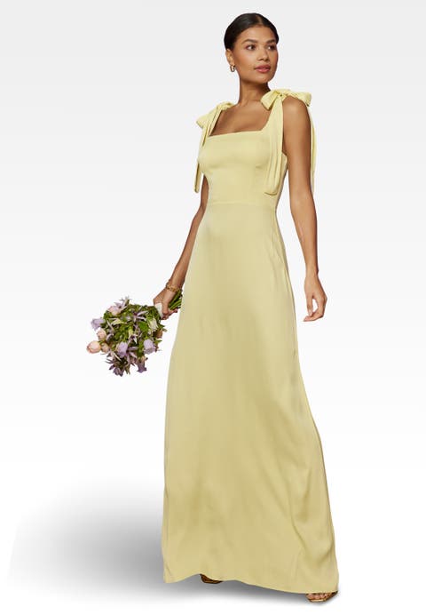 Allegra Tie Shoulder Bridesmaid Dress