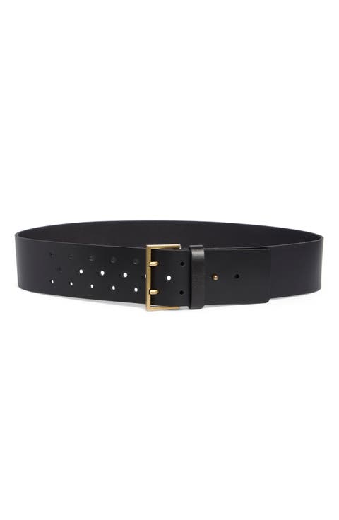 Wide Glossy Belt