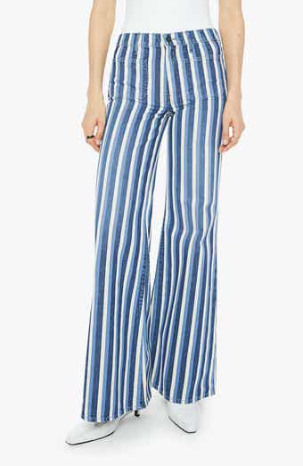 MOTHER The Patch Pocket Twister Sneak Flared Wide Leg Jeans