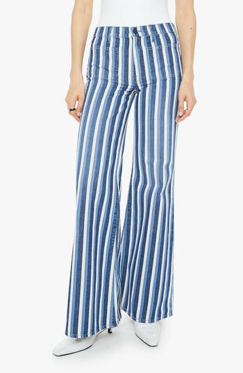 Mother The Patch Pocket Twister Sneak Flared Wide Leg Jeans