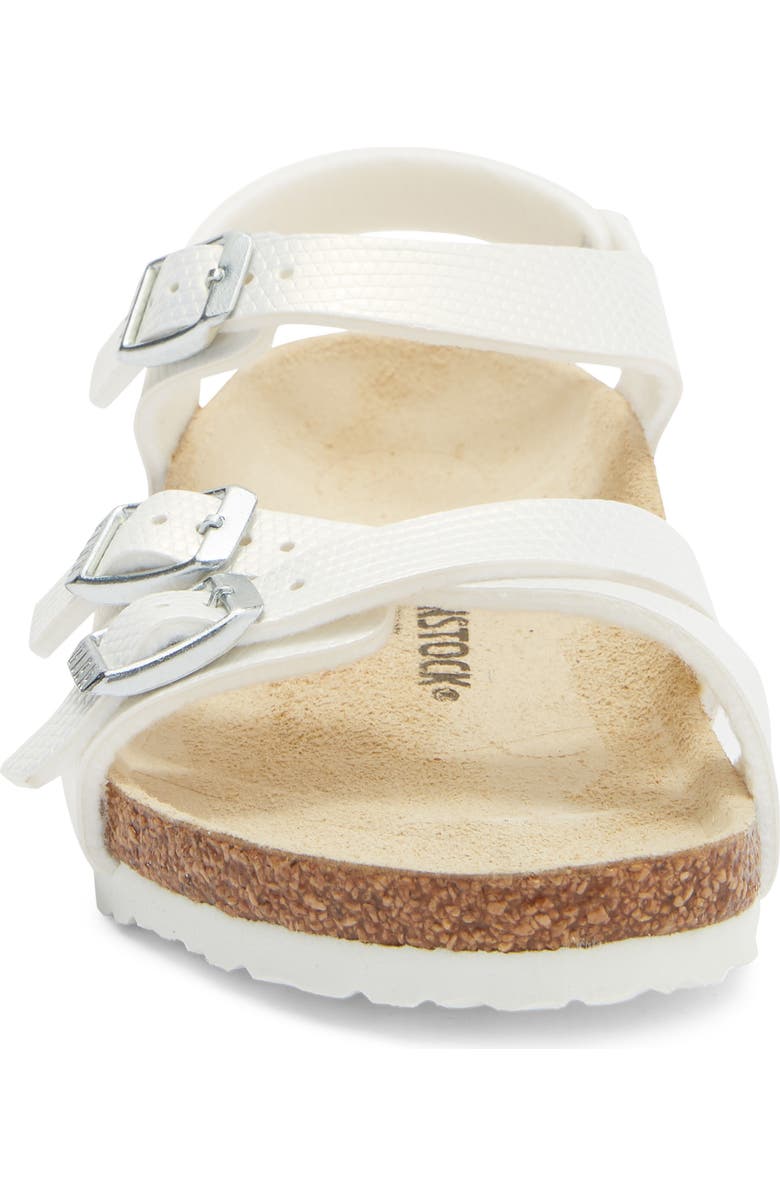Birkenstock Kids' Kumba Sandal, Alternate, color, White Lizard