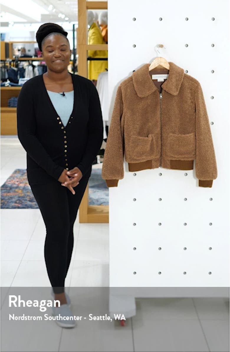 Faux Shearling Teddy Jacket, sales video thumbnail