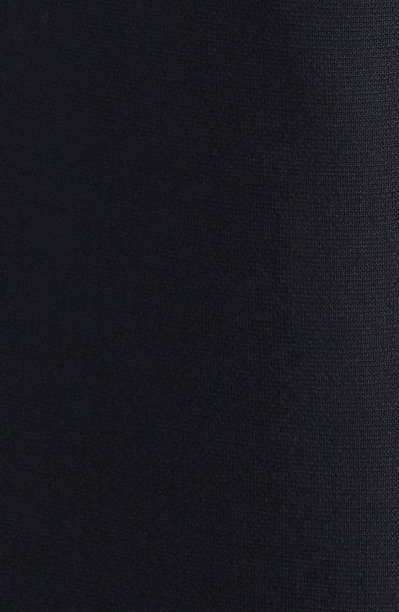 Emilia Wickstead Ezekiel Bird's Eye Suiting Sheath Dress, Alternate, color, Black