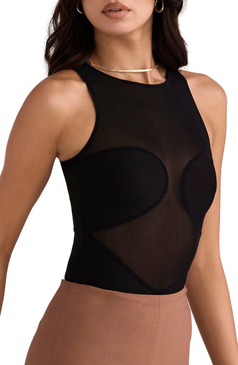 HOUSE OF CB Chiara Bandage Bodysuit, Alternate, color, 