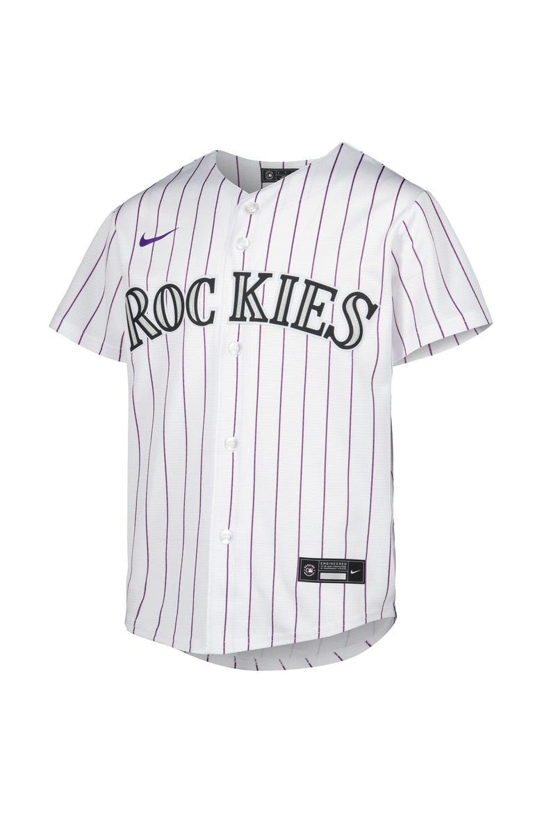 Youth Nike Kris Bryant White Colorado Rockies Alternate Replica Player Jersey, Alternate, color, White