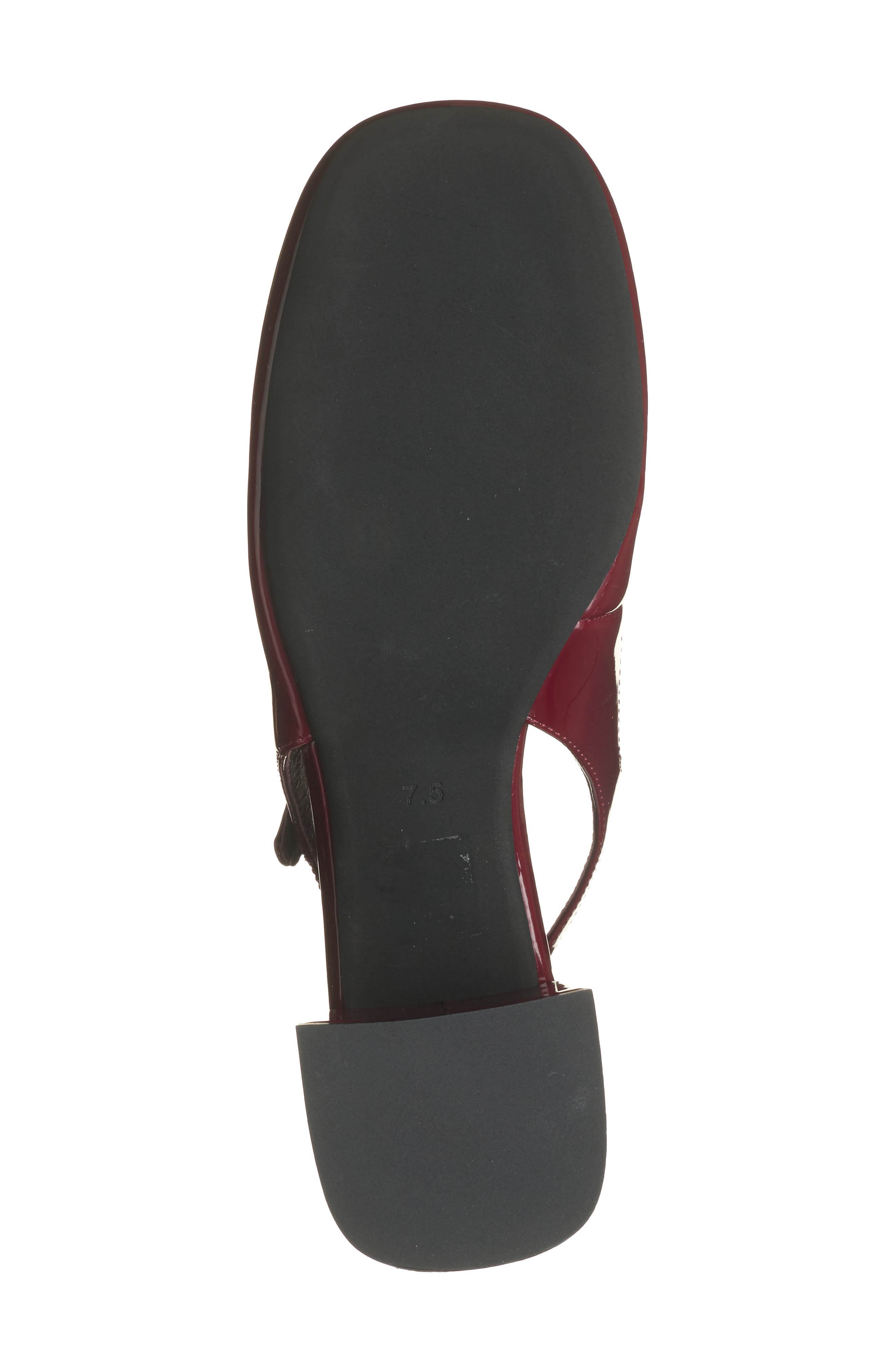 Wandz T-Strap Pump, Alternate, color, RED PATENT