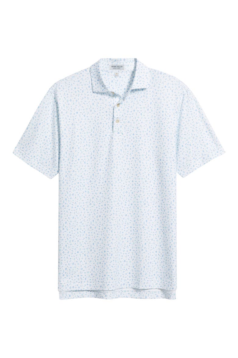 Goalie Soccer Print Performance Jersey Polo, Alternate, color, WHITE