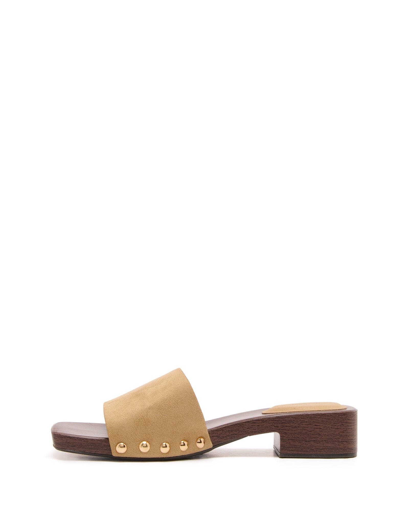 Zane Open Square Toe Sandal, Alternate, color, CASHEW FAUX SUEDE