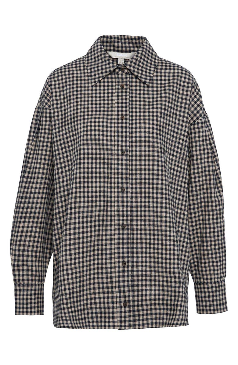 Barbour Adaline Check Cotton & Linen Button-Up Shirt, Alternate, color,