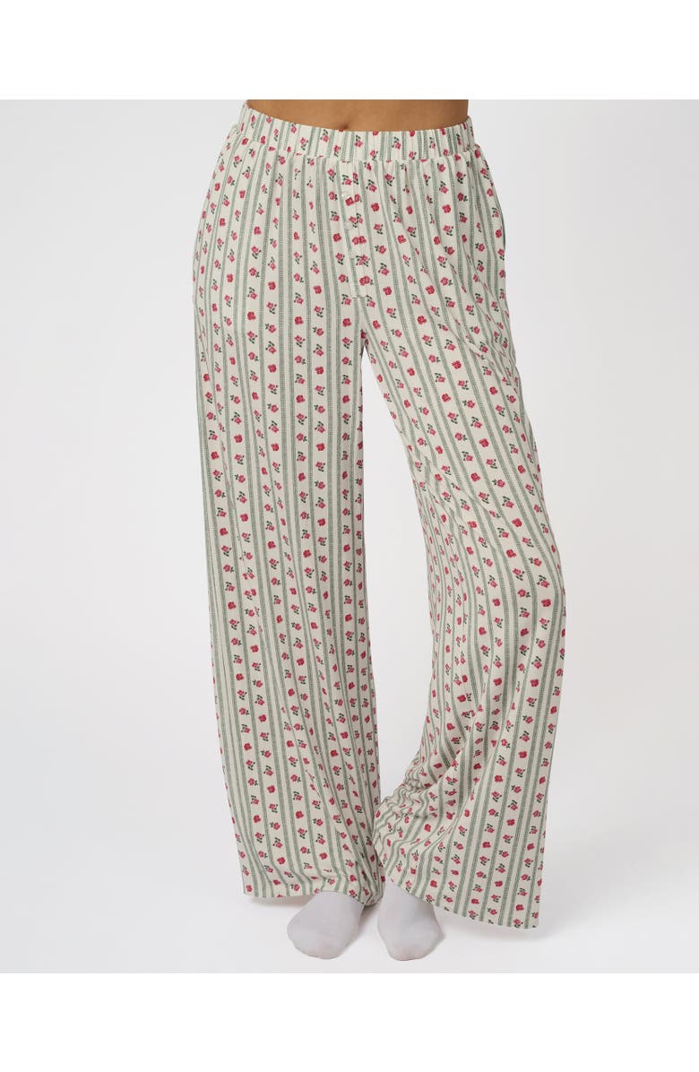 WeWoreWhat Sleep Boxer Pant, Main, color, Ivory Multi