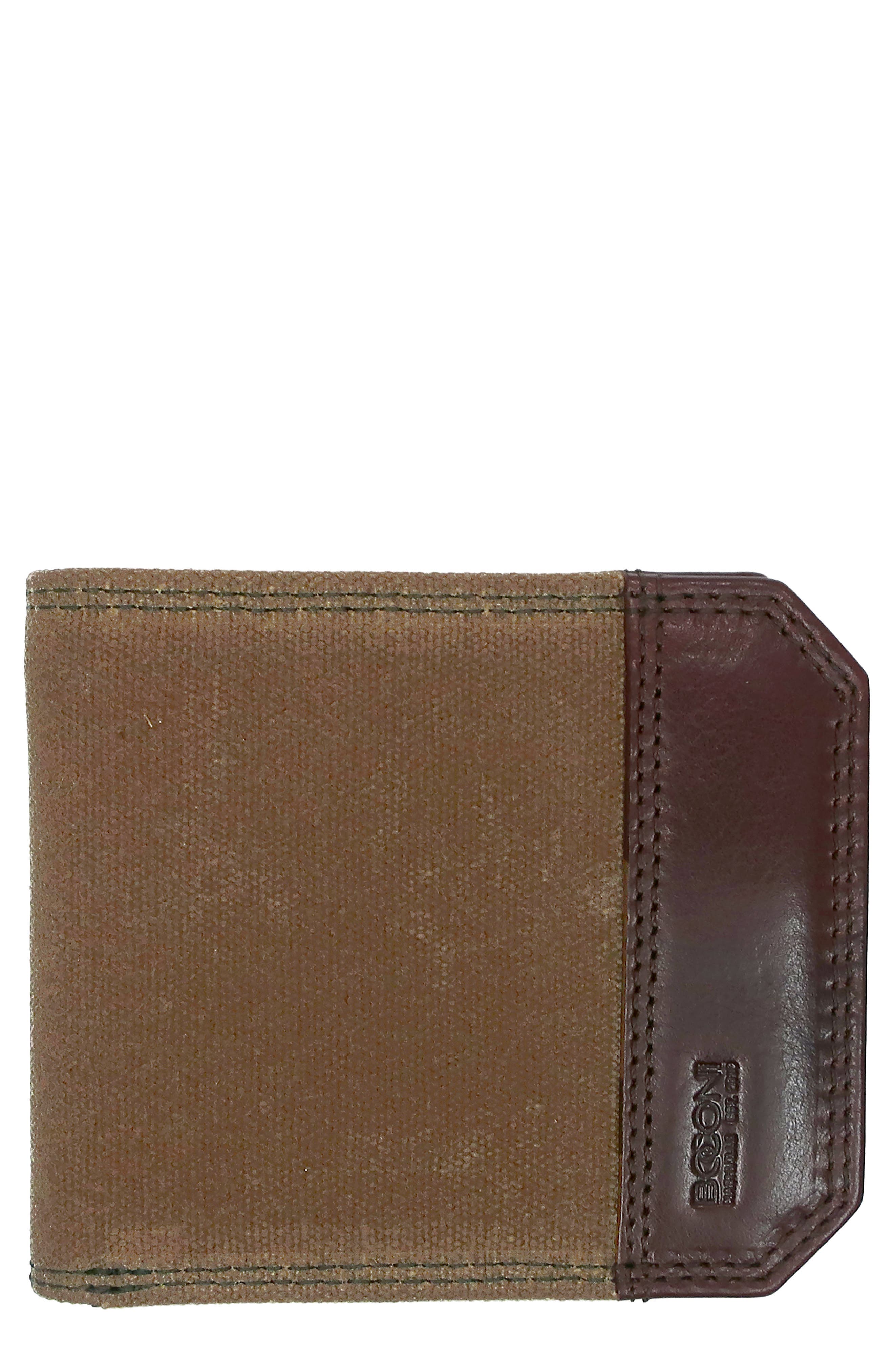 Waxed Canvas Bifold Wallet
