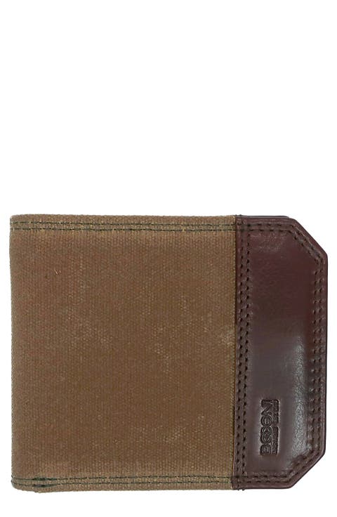 Waxed Canvas Bifold Wallet
