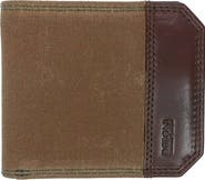 BOCONI Waxed Canvas Bifold Wallet