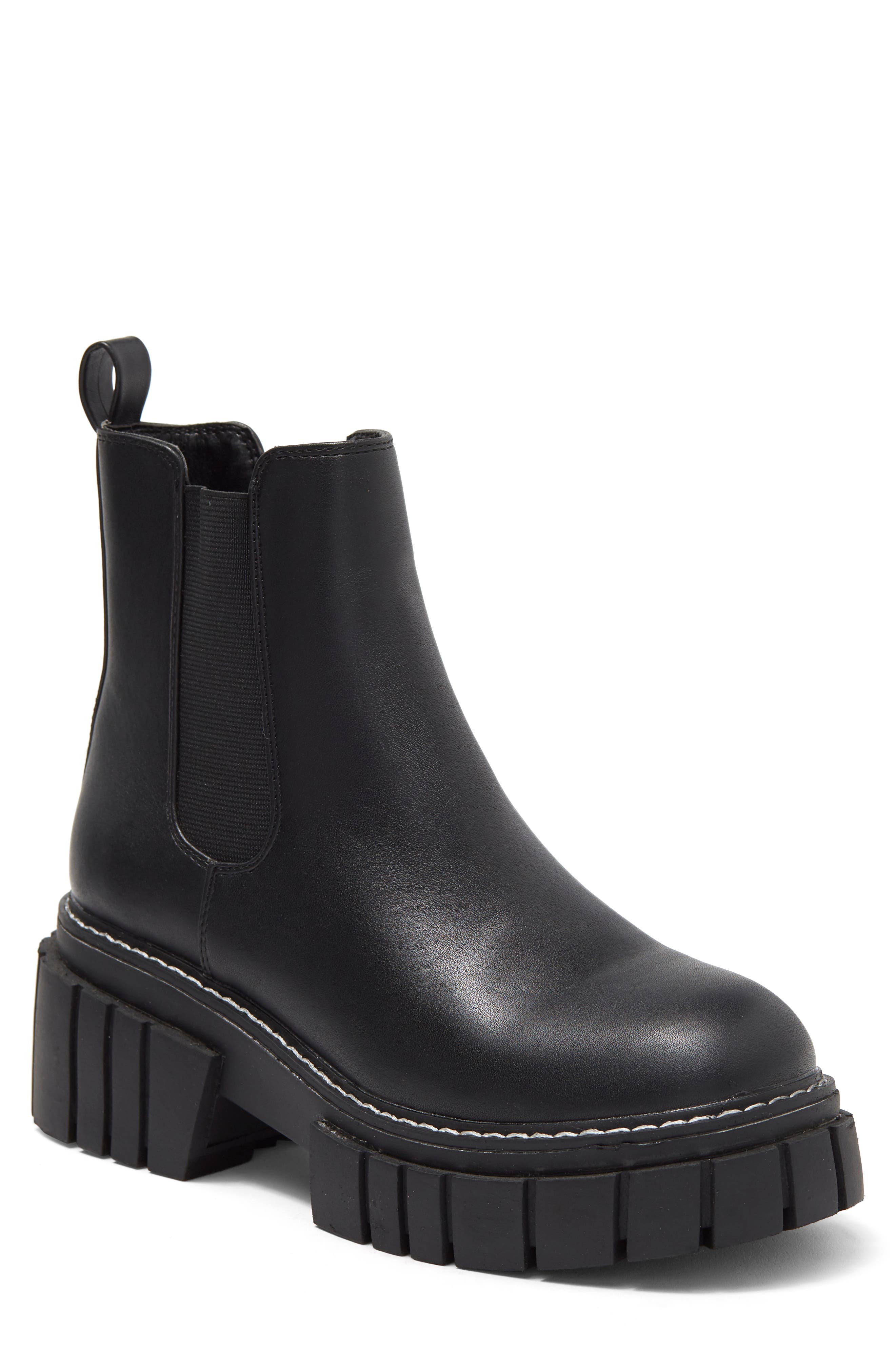 Madden Girl Pheobe Lug Sole Chelsea Boot, Main, color, 