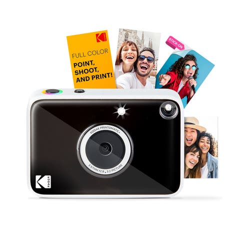 Printomatic+ Instant Camera 10MP, RGB LED, Prints Zink 2x3 Photos
