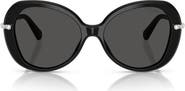 Swarovski 55mm Butterfly Sunglasses