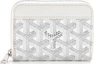 Pre-Owned Goyard Matignon Zip Wallet Coated Canvas with Leather PM