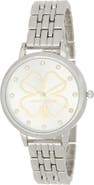 Lucky Brand Four Leaf Clover Dial Bracelet Watch, 35mm
