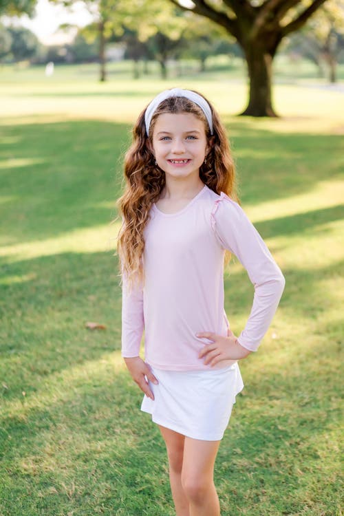 LILA AND HAYES LILA AND HAYES MIA GIRLS' LONGSLEEVE TOP BY LH SPORT