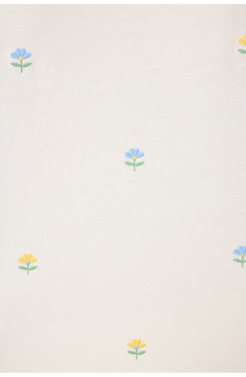 Pj Salvage Dainty Daisy Pajama Set In Ivory