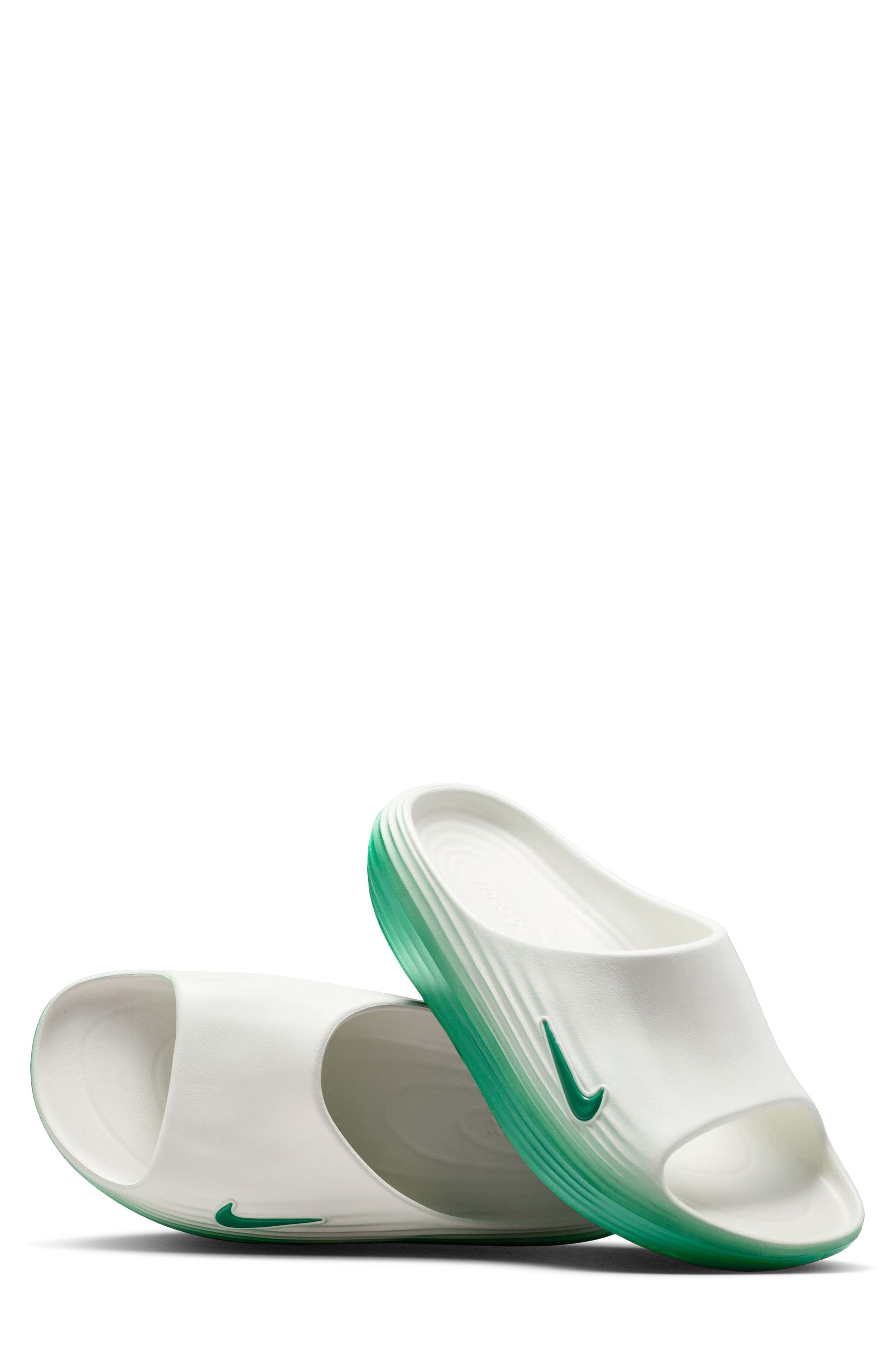 Nike ReactX Rejuven8 Slide, Alternate, color, Malachite/ Spruce Aura