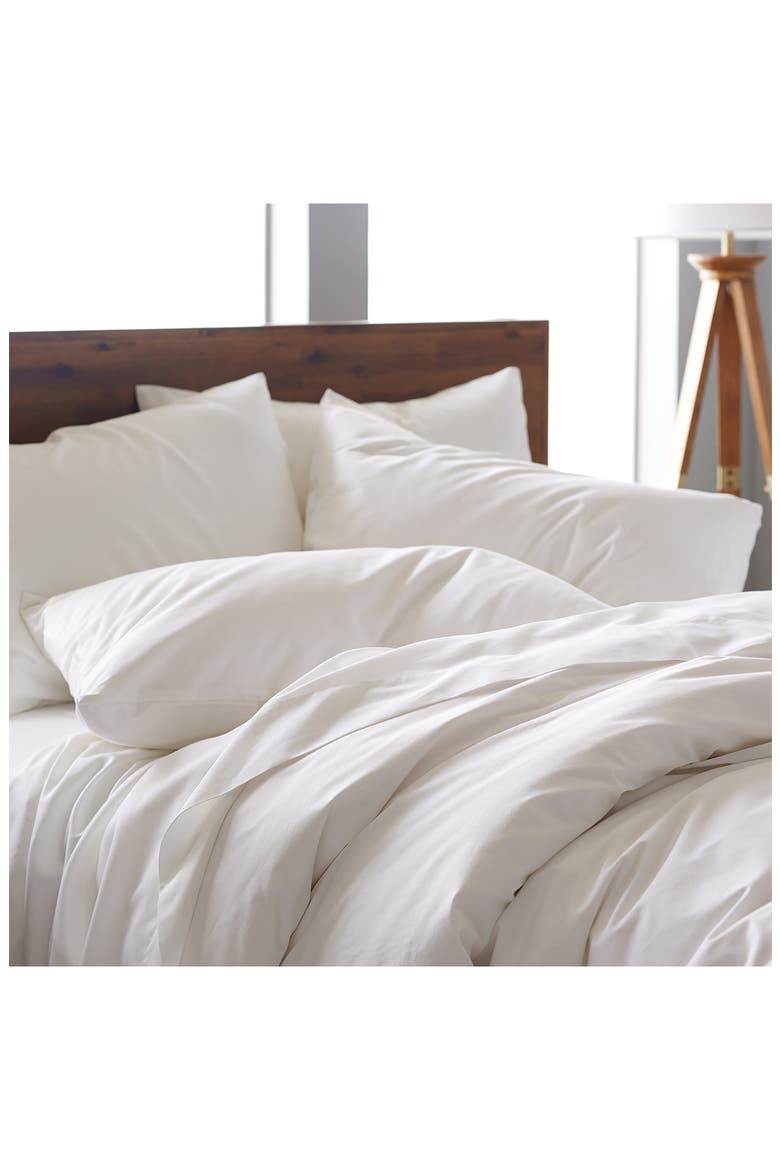 500 Thread Count Cotton Sateen 4-Piece Sheet Set, Alternate, color, WHITE