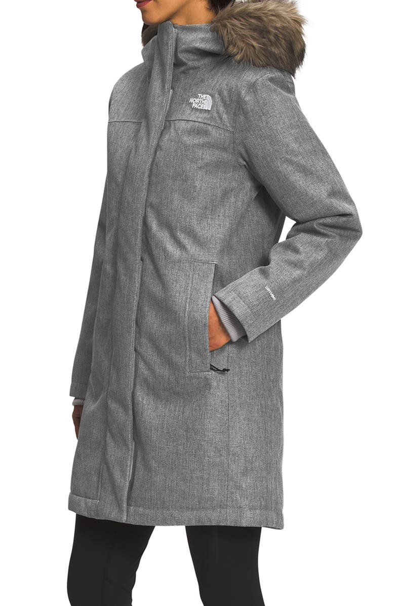 The North Face Arctic Waterproof 600-Fill-Power Down Parka with Faux Fur Trim, Alternate, color,