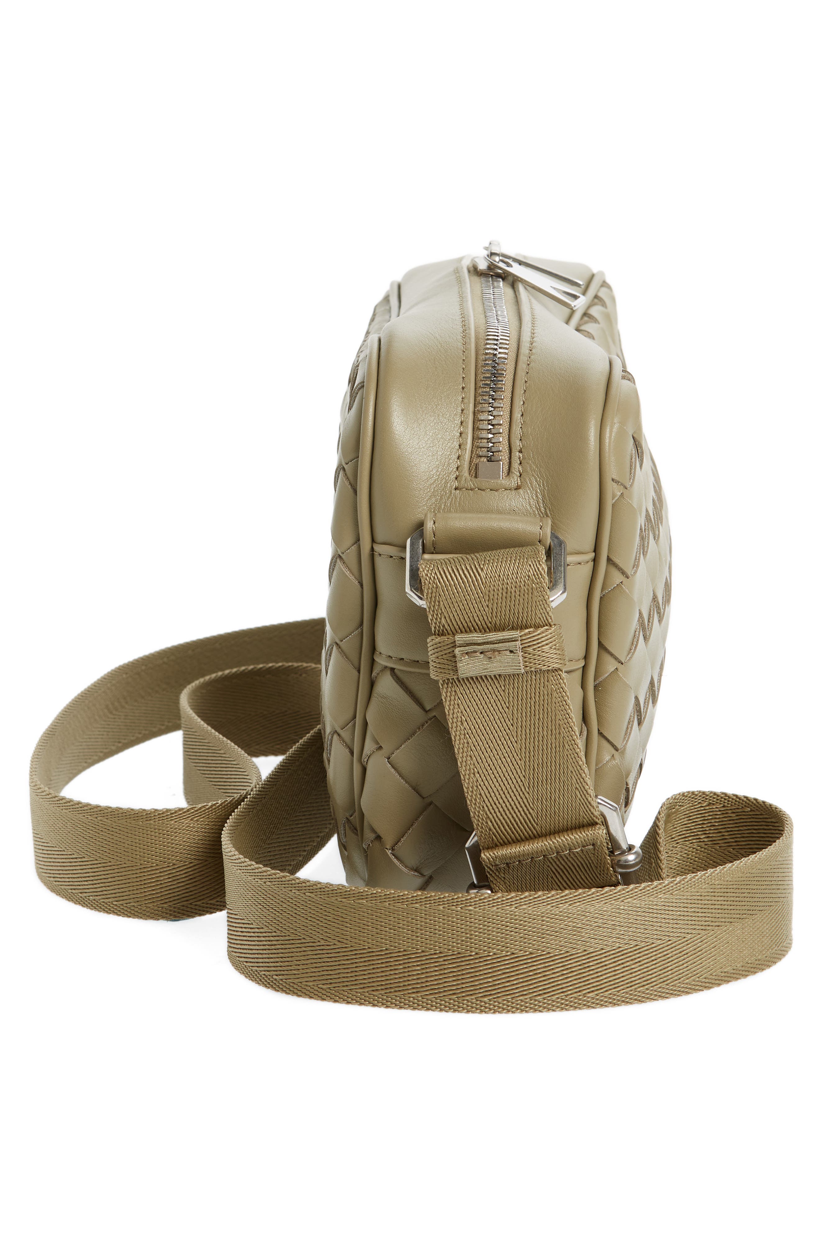 Bottega Veneta Classic Intrecciato Leather Camera Bag, Alternate, color, 