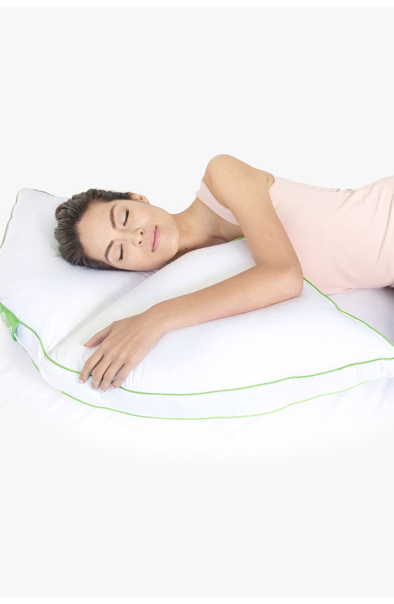RIO HOME Sleep Yoga Side Sleeper Pillow, Alternate, color, White