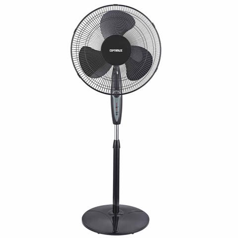 16 in. Oscillating Stand Fan with Remote Control