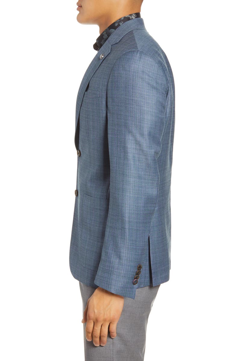 Ted Baker London Kyle Trim Fit Wool Sport Coat, Alternate, color,