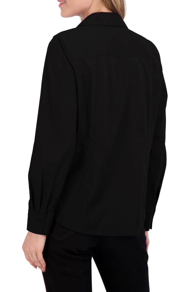 Taylor Stretch Shirt, Alternate, color, BLACK