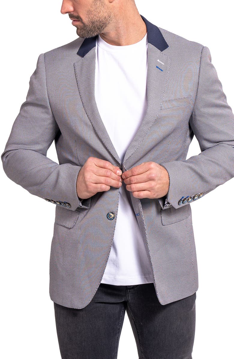 Maceoo Socrate Evo Ascension21 Blazer, Alternate, color, Blue