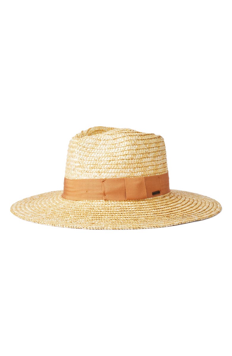 Brixton Joanna Straw Hat, Main, color, Honey/Lion